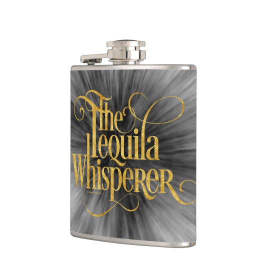 De "Tequila Whisperer-fles" Heupfles (Links)