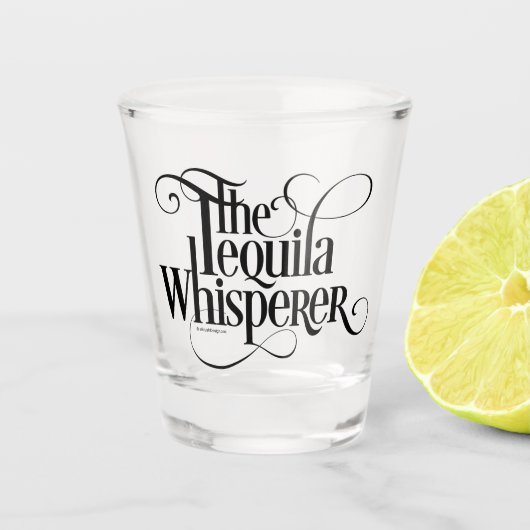 De Tequila Whisperer Shot Glass Shot Glas (Voorkant)