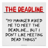 "De termijn" Poster (Voorkant)