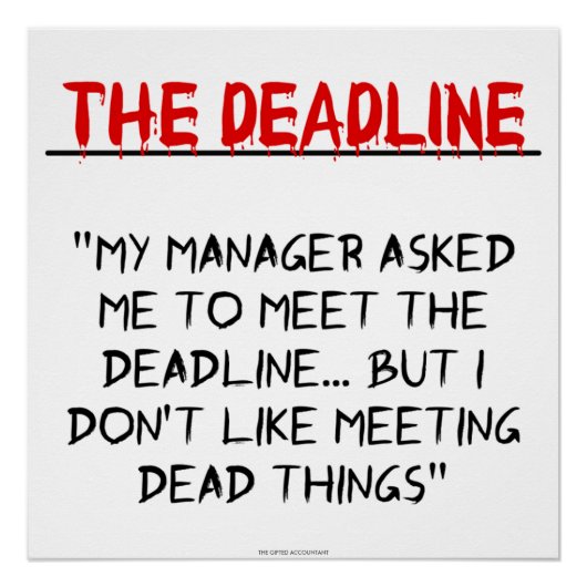 "De termijn" Poster (Voorkant)