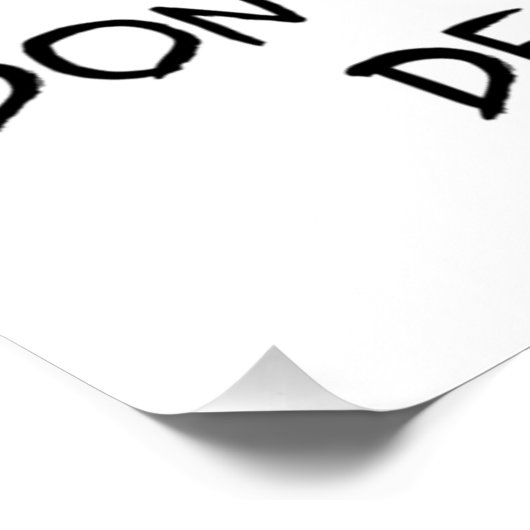 "De termijn" Poster (Hoek)