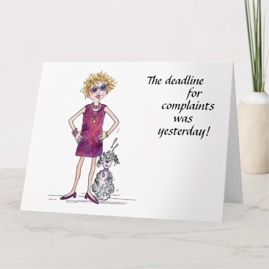 De termijn voor het indienen van klachten was gist kaart (Voorkant)