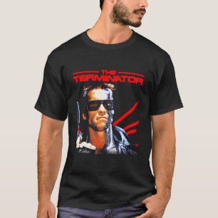 De Terminator Classic Movie Box Art T-shirt