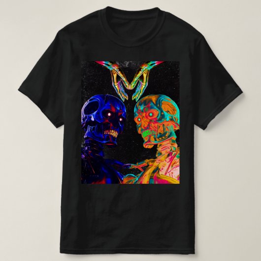 De Terminator in retroart T-shirt (Design voorkant)