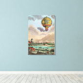 De Terrace van Monsieur Franklin te Passy Canvas Afdruk (Insitu (Houten vloer))