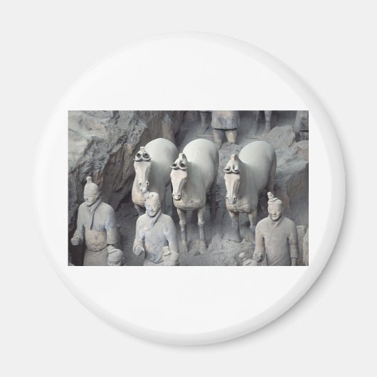 De Terracotta Army Warriors Magneet (Voorkant)
