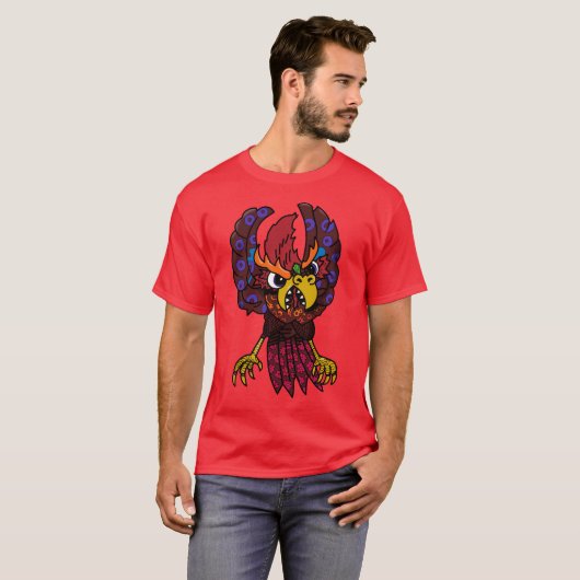 De terreurvogel van Opper-Mongolië T-shirt (Voorkant volledig)