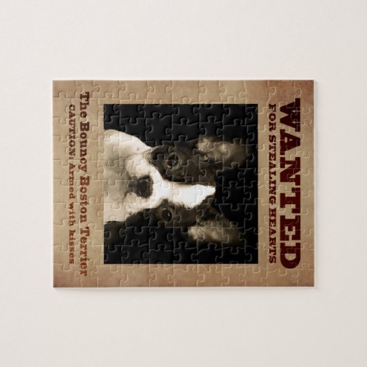 De Terrier Bouncy Boston Legpuzzel (Horizontaal)