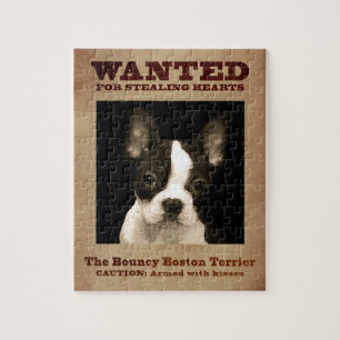 De Terrier Bouncy Boston Legpuzzel