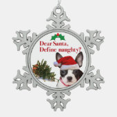 De Terrier Ornament Naughty Boston (Voorkant)