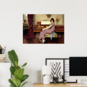 De terughoudende pianist poster (Thuiskantoor)