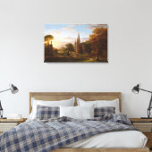 De terugkeer door Thomas Cole Canvas Afdruk (Insitu (Slaapkamer))