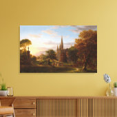 De terugkeer door Thomas Cole Canvas Afdruk (Insitu (Woonkamer))