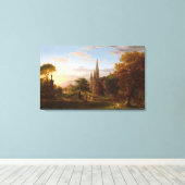 De terugkeer door Thomas Cole Canvas Afdruk (Insitu (Houten vloer))