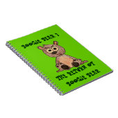 De terugkeer van boogie beer notitieboek (Rechterzijde)