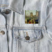 De terugkeer van de ambassadeurs uit de St. Ursula Vierkante Button 5,1 Cm (In situ)