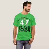 DE TERUGKEER VAN DE BAAS TRUMP 2024 T-SHIRT (Voorkant volledig)