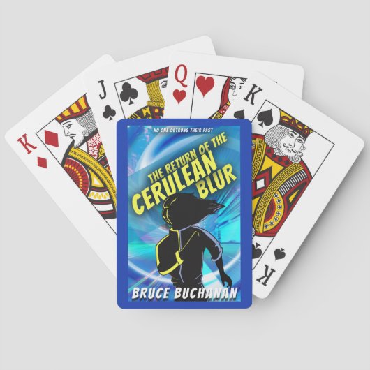 De terugkeer van de Cerulean Blur Pokerkaarten (Achterkant)