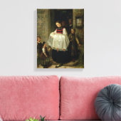 De terugkeer van de christenen canvas afdruk (Insitu (Woonkamer))