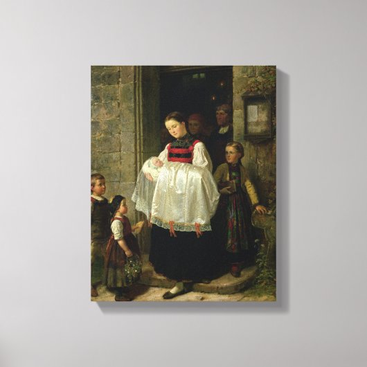 De terugkeer van de christenen canvas afdruk (Voorkant)