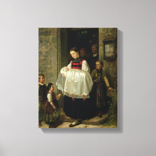 De terugkeer van de christenen canvas afdruk