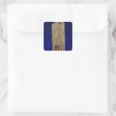 De terugkeer van de Crusader Vierkante Sticker (Tas)