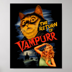 De terugkeer van de funny Cat van Vampurr Poster