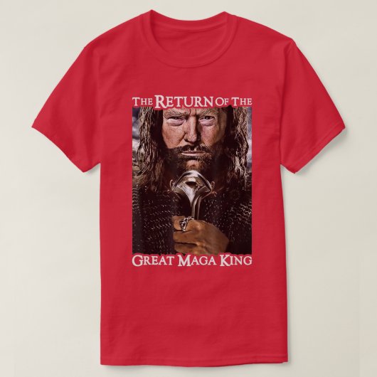 De terugkeer van de Grote Meren koning 1 T-shirt (Design voorkant)