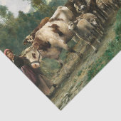 De terugkeer van de kudde – Julien Dupre Tissuepapier (Detail)