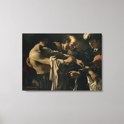 De terugkeer van de prodigal Son Canvas Afdruk (Voorkant)