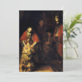 De terugkeer van de prodigal Son, Kaart (Staand voorkant)