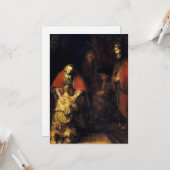 De terugkeer van de prodigal Son, Kaart (Voorkant / Achterkant in situ)