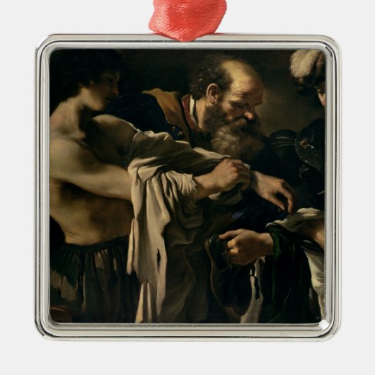De terugkeer van de prodigal Son Metalen Ornament (Voorkant)