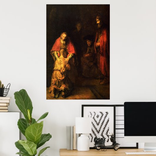 De terugkeer van de Prodigal Son Print (Thuiskantoor)