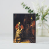 De terugkeer van de prodigale zoon, Inspirerend Briefkaart (Staand voorkant)