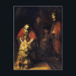 De terugkeer van de prodigale zoon, Inspirerend Briefkaart<br><div class="desc">Rembrandt - The Return of the Prodigal Son,  inspirerend geschrift</div>