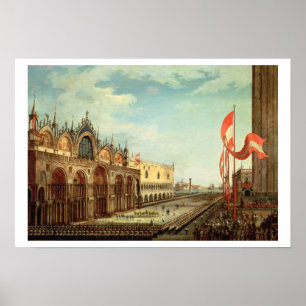 De terugkeer van de St. Mark-troepen naar Venetië Poster