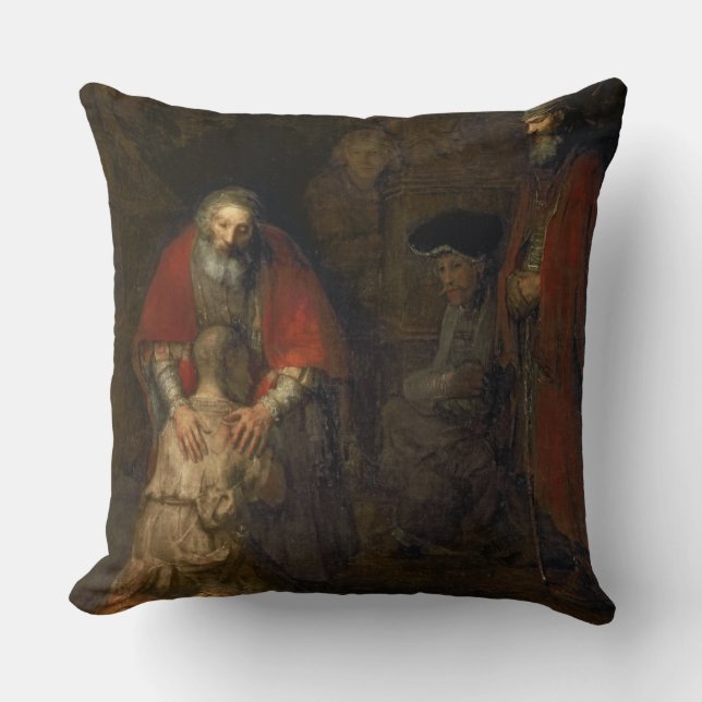 De terugkeer van de verloren zoon, c.1668-69 kussen (Voorkant)