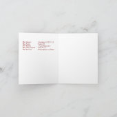 De terugkeer van de verloren zoon-metgezel kaart (Binnen)