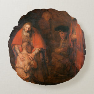 De terugkeer van de verloren zoon Rembrandt Rond Kussen