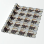 De terugkeer van de visvangst cadeaupapier (Uitgerold)
