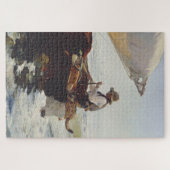 De terugkeer van de visvangst legpuzzel (Horizontaal)