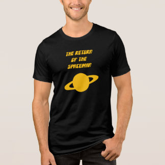 De terugkeer van het Space-Man Black & Yellow Tri-Blend Shirt