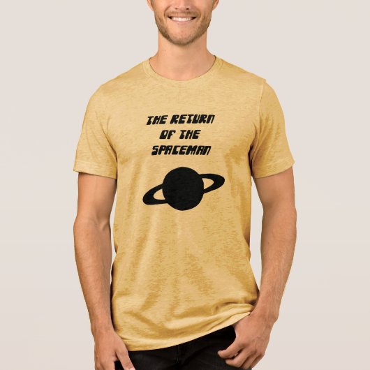 De terugkeer van het Space-Man Yellow & Black Tri-Blend Shirt (Voorkant)
