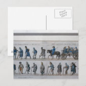 De terugkeer van het verslagen Franse leger van Briefkaart (Voorkant / Achterkant)