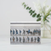 De terugkeer van het verslagen Franse leger van Briefkaart (Staand voorkant)