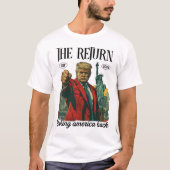 De terugkeer van President Donald Trump 2024 T-shirt (Voorkant)