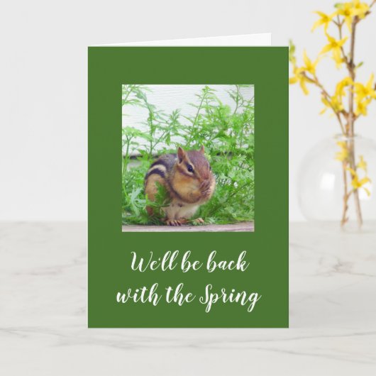 De terugkeer van Snowbird Kaart (Gele Bloem)