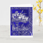 De terugkeer van Wenskaart Excalibur Kaart (Gele Bloem)