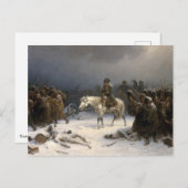 De terugtocht van Napoleon uit Moskou Briefkaart (Voorkant / Achterkant)